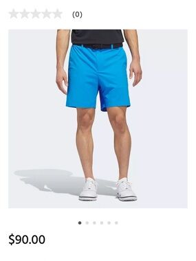 adidas Men’s Flat Front Athletic Shorts - Bright Blue